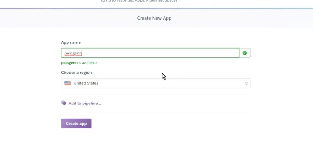 Heroku Create Django app