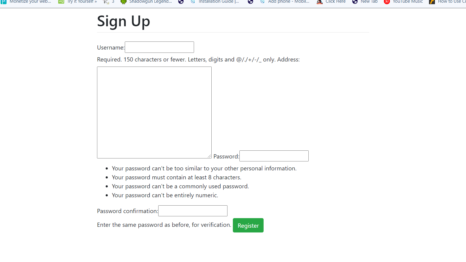 How To create Forms in Python django