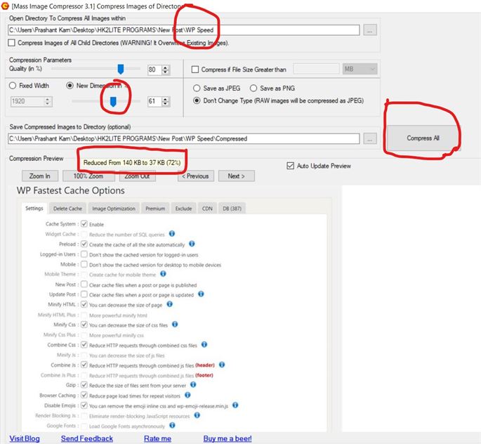 WordPress Seo: Image Compressing 90+ GTMetrix Speed