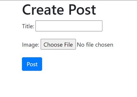 Django ImageUpload Form enctype