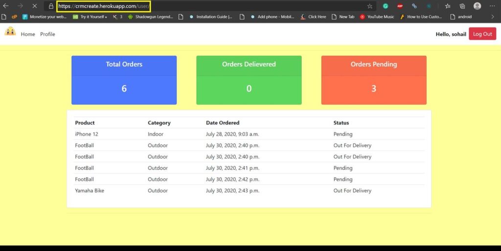 Django app deployed on Heroku Cloud platform free