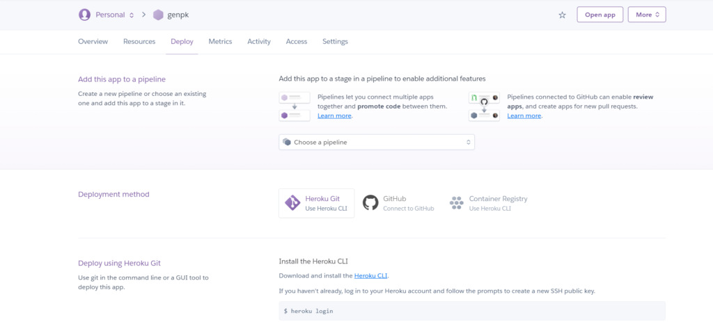 Heroku Django web app automatic deploys