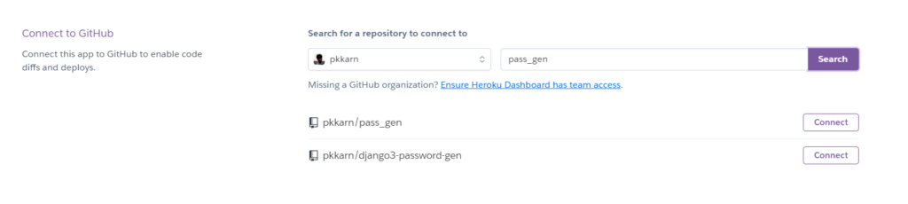 Django Project deployment to heroku