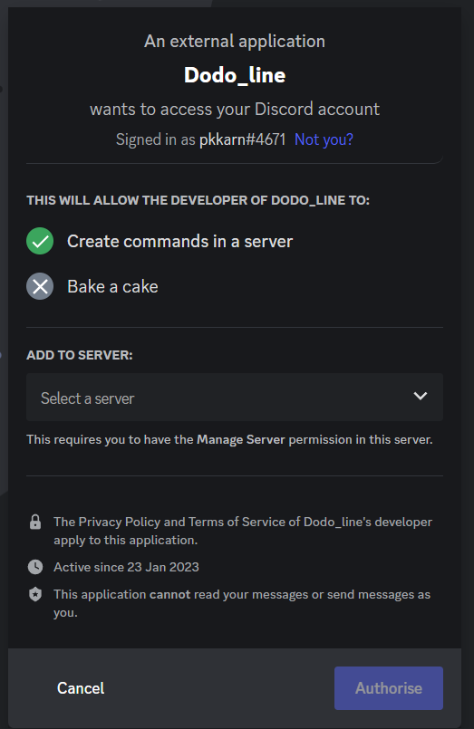 Add discord bot in your server